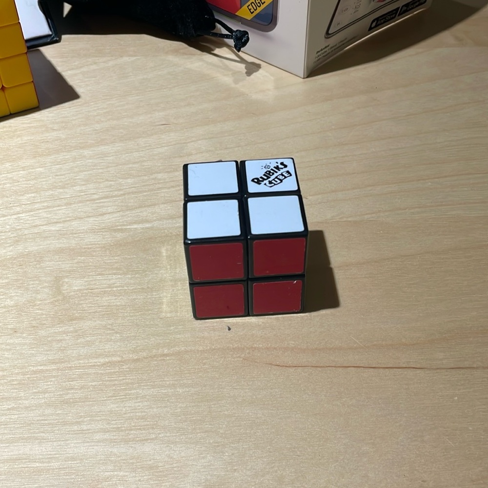 Vintage 1970s 2x2 rubiks cube